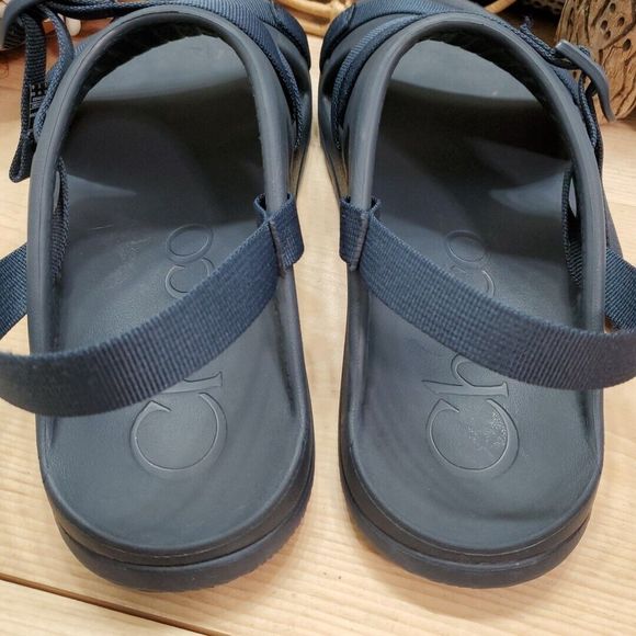 Chacos Chillos Sport Sandals Z/Strap EVA Vegan Arch Support Navy Blue Men 13 EUC main image 7